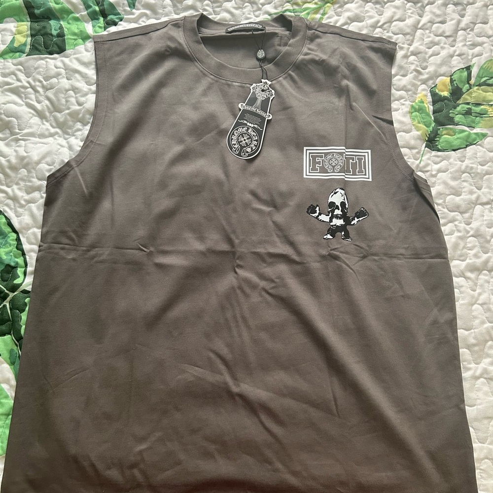 Chrome Hearts Foti Cut off T shirt